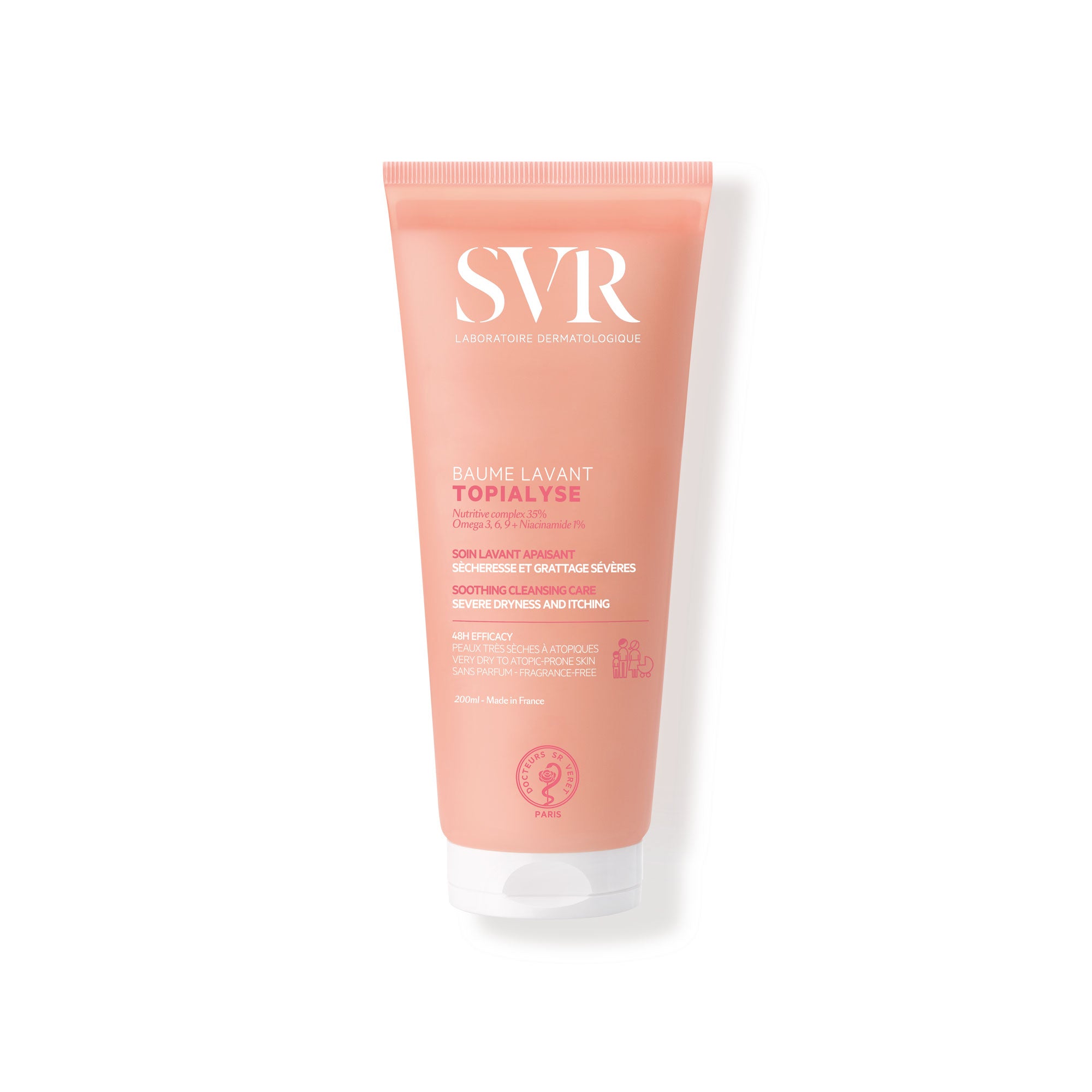 1.8-Topialyse-BaumeLavant-1002227-SVR-Baumenettoyantdouxpourpeauxsechesetsensibles.jpg SVR TOPIALYSE BAUME LAVANT 200ML – Image 1