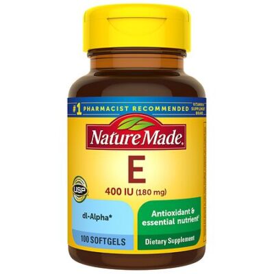 VITA NATURE C.A VITAMINE E 180MG 400 UI 60 CAPSULES