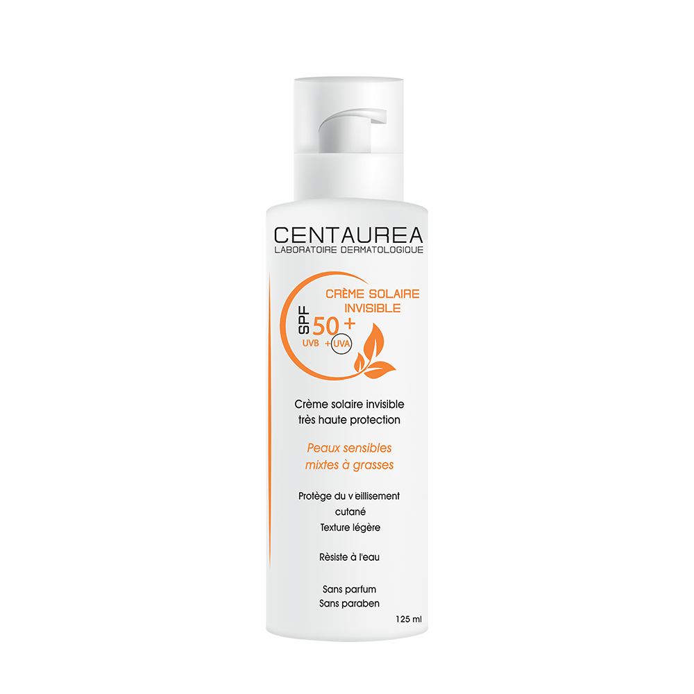5b52baaa5fd1e971686372094d3a6558b0ee73c2ebf276f2c4607b27cb213e40.png Centaurea Creme Solaire Invisible PG 125ML – Image 1