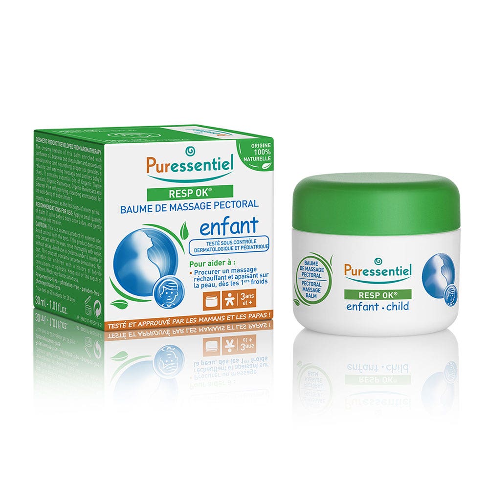 72029.jpg PURESSENTIEL RESPI BAUME DE MASSAGE PECTORAL BEBE 30ML – Image 1