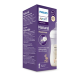 AVENT BIB NATUREL RES PL 1M+ SCY903/66 260ML GIRAFFE