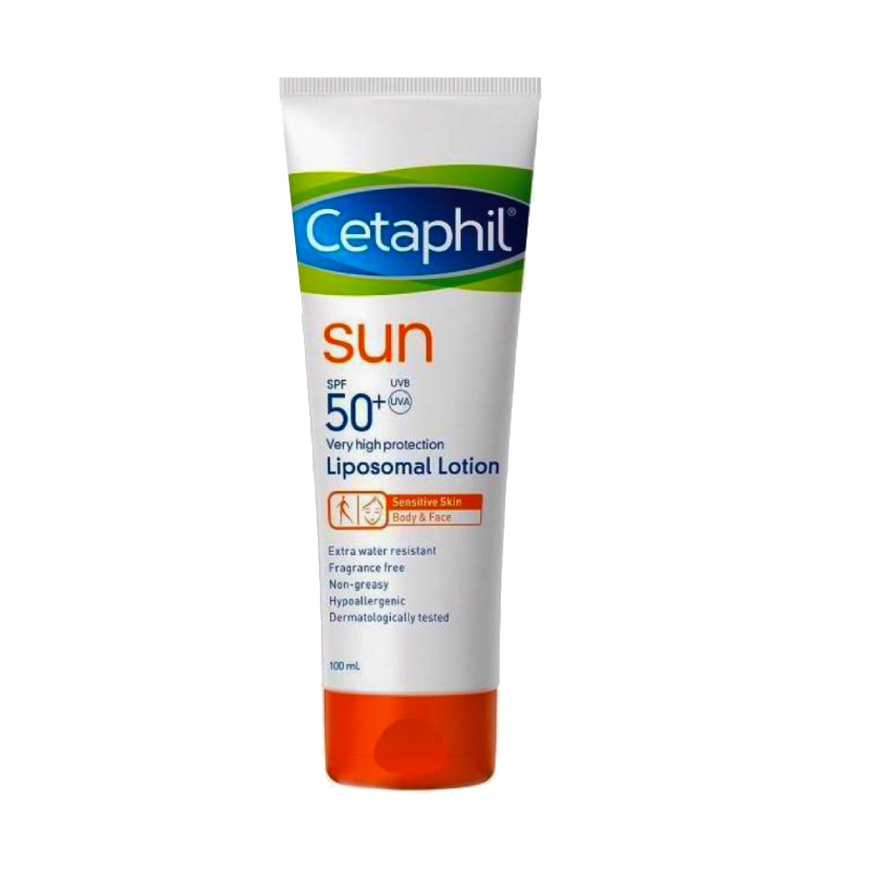 CetaphilSunSPF50_LiposomolLotion100ml.png CETAPHIL SUN LOTION SPF50 100ML+LIP BALM SPF 50+ OFFERT – Image 1