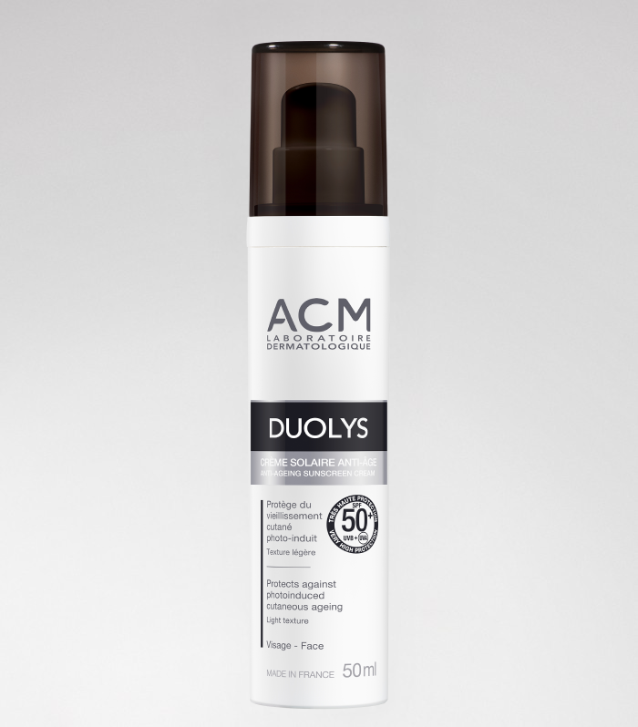HEROIMAGE-DUOLYSCREMESOLAIRE.png DUOLYS ECRAN SOLAIRE ANT-AGE SPF50+ – Image 1