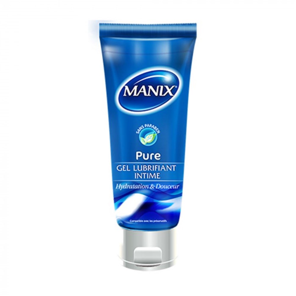 Manix Pure Gel Lubrifiant Hydratation et douceur 80 ml MANIX GEL LUBRIFIANT PURE 80ML – Image 1