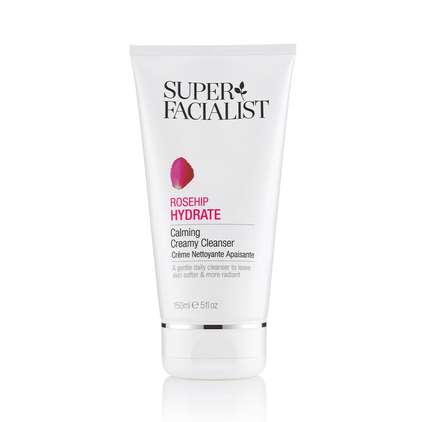 Super-Facialist-Rosehip-Hydrate-Calming-Creamy-Cleanser-150ml.jpg SUPER FACIALIST ROSEHIP CR DEMAQUILLANTE 150ML – Image 1
