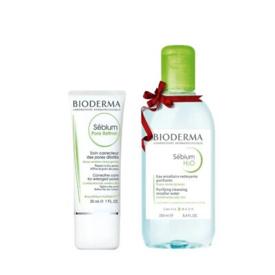 BIODERMA SEBIUM PORE RAFINER+SEBIUM H2O 250ML PACK