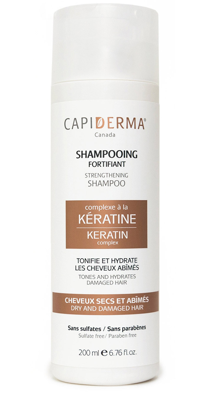 capiderma_shampoing_fortifiant.jpg CAPIDERMA SHAMP FORTIFIANT KERATINE 200ML – Image 1