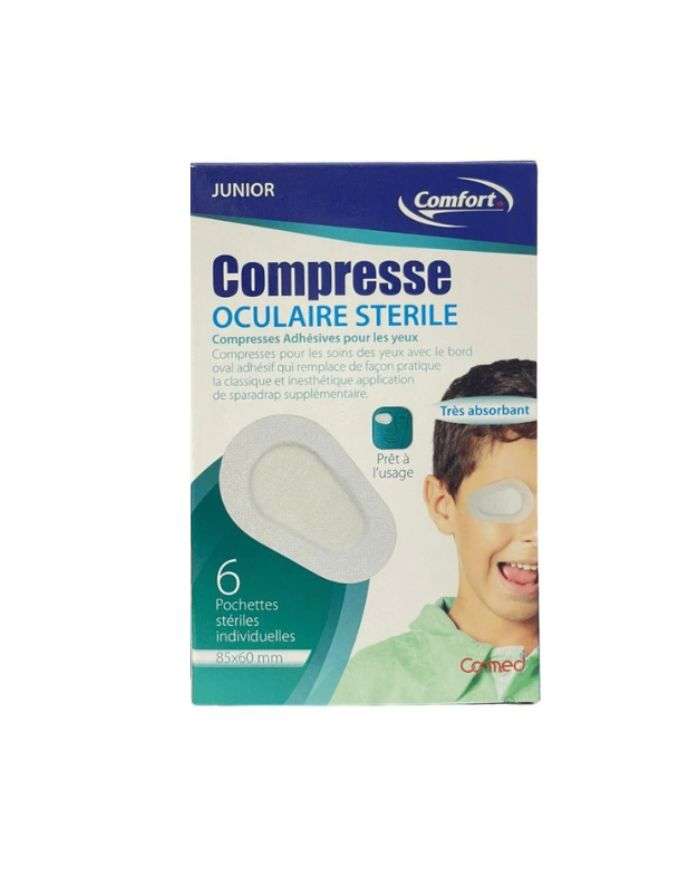 comfort-compresse-oculaire-sterile-junior-6-pochettes-8560-mm-1.jpg COMPRESSES OCULAIRES JUNIOR OPTIFIX DECORE – Image 1