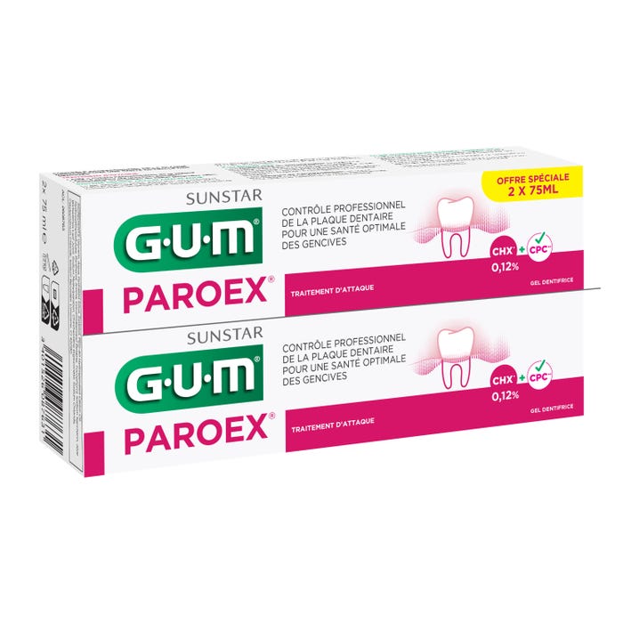 gum-paroex-dentifrice-duo-pack-boticinal.jpg GUM DENTIFRICE PAROEX PACK/2 – Image 1