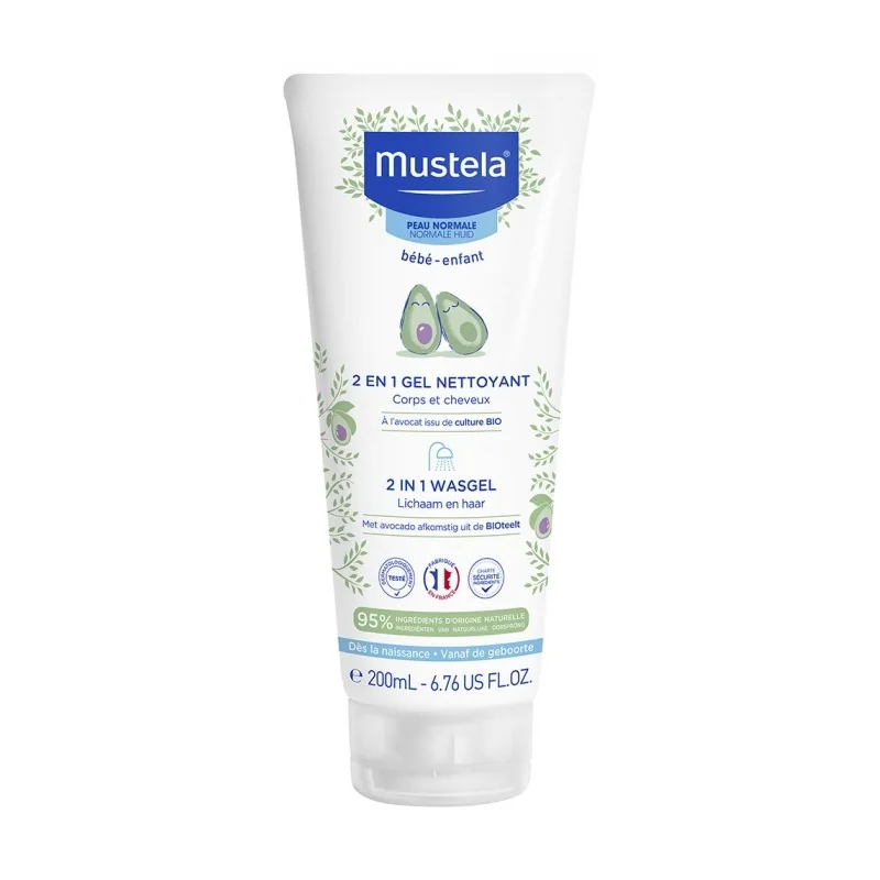 mustela-gel-nettoyant-2-en-1-200ml-cheveux-et-corps.webp MUSTELA 2 EN 1 BEBE 200ML – Image 1