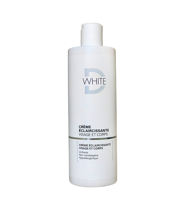 wserqzer.png D WHITE CREME ECLAIRCISSANTE VISAGE ET CORPS 400ML – Image 1